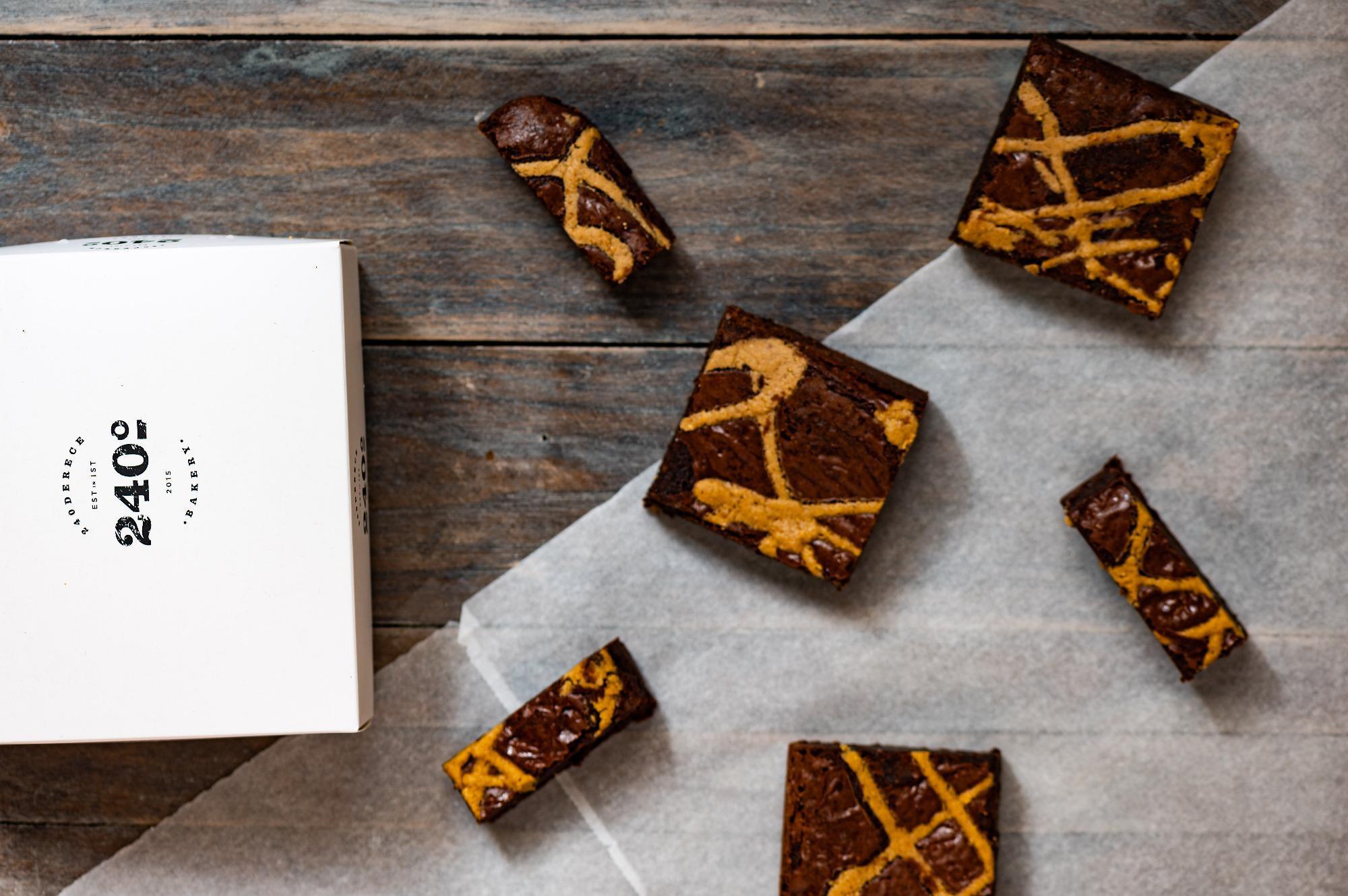 Glütensiz Şekersiz Tahinli Brownie (dilim)